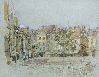 Rue de la Boucherie, Dieppe von Walter Richard Sickert